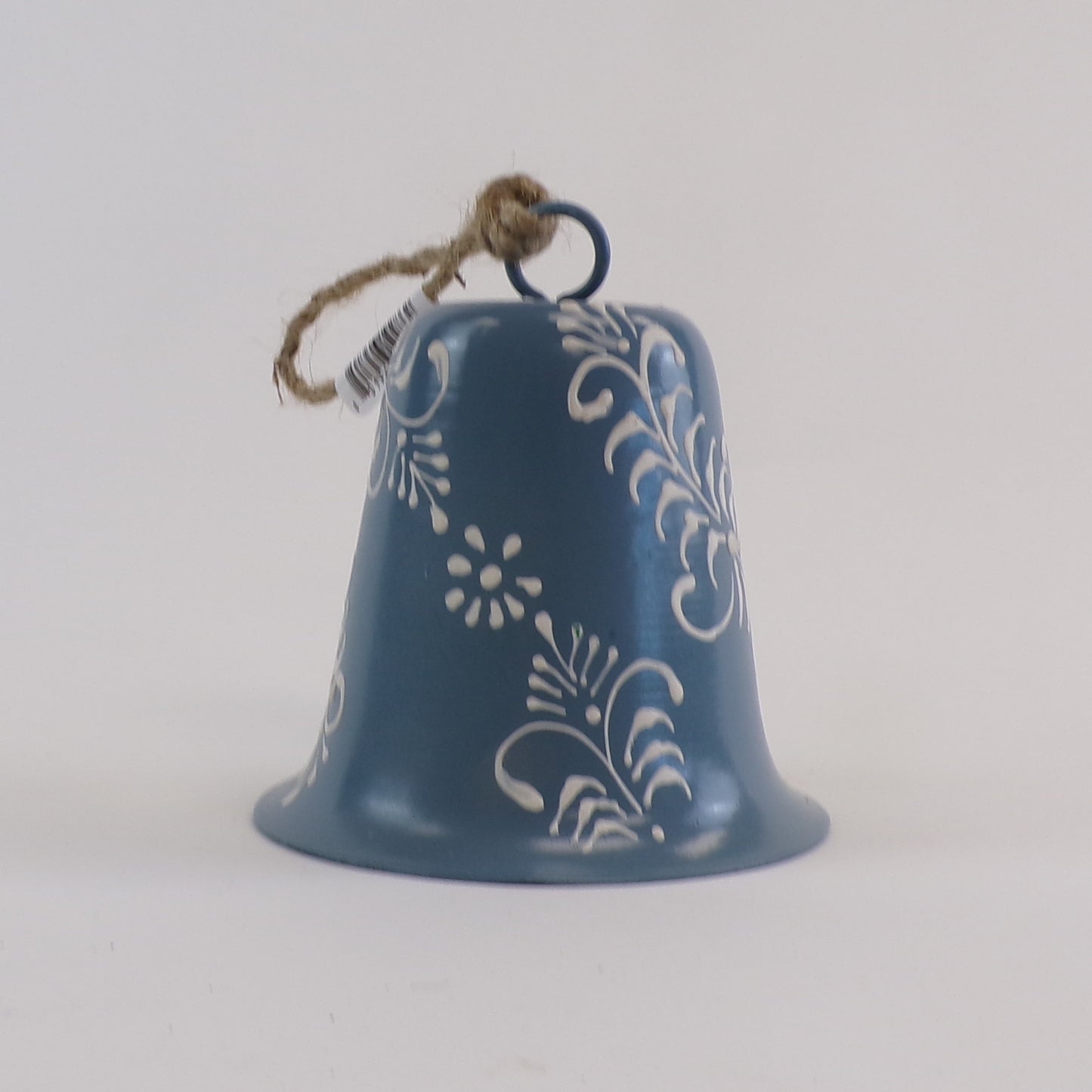 Christmas Ornament Painted Metal Bell