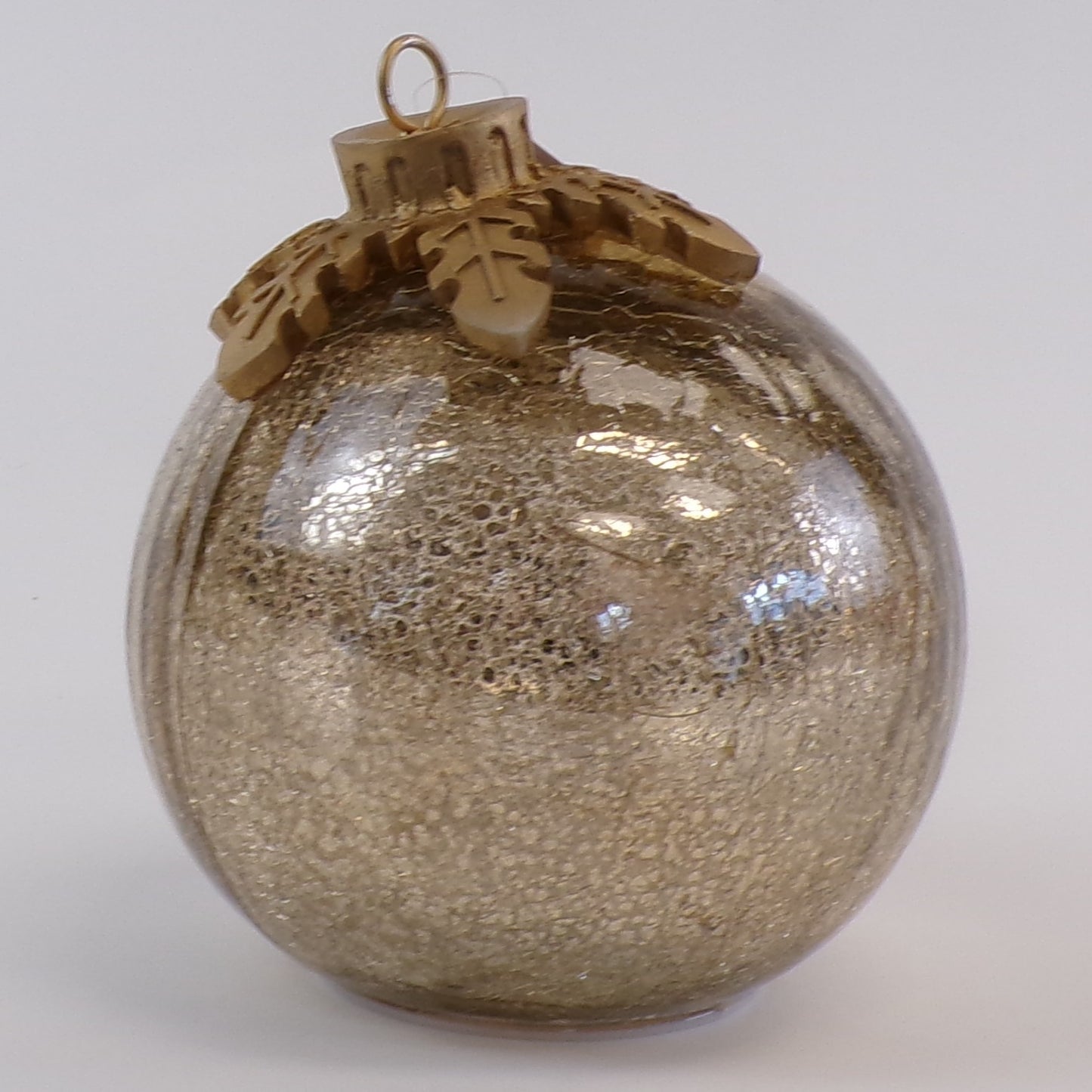 LED Glass Ornament Table Decor