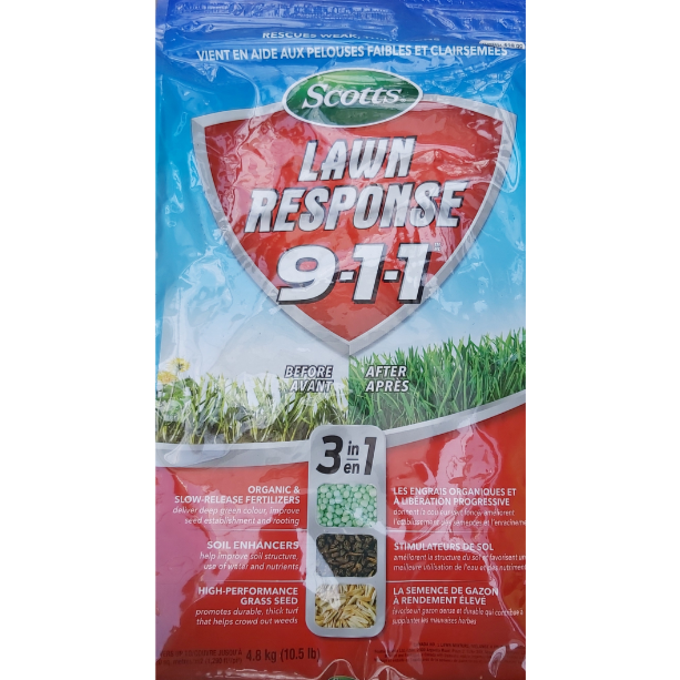 Lawn Response Scotts 9-1-1 4.8kg
