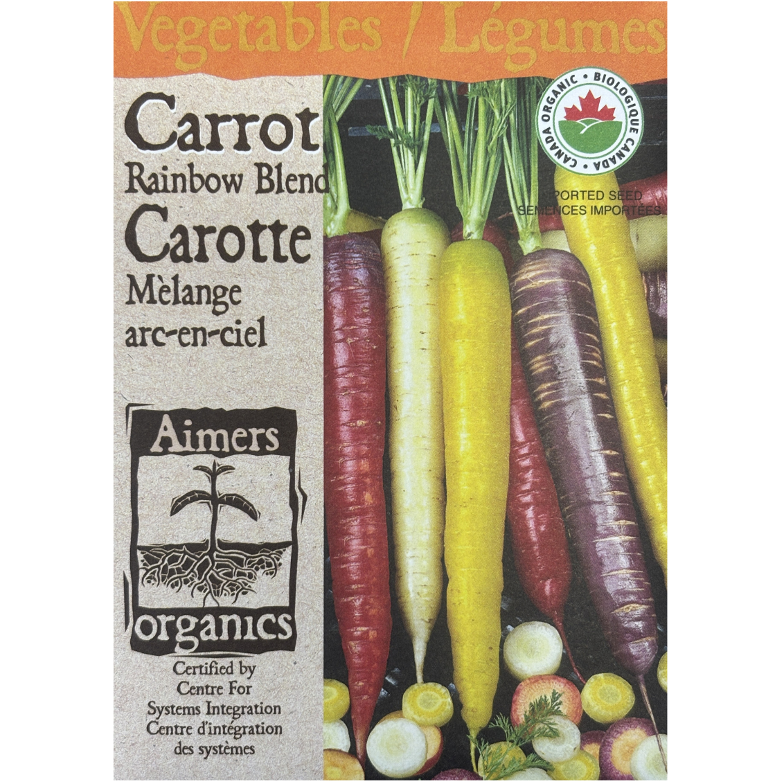 Aimers Organics Carrots Rainbow Blend Pkg.