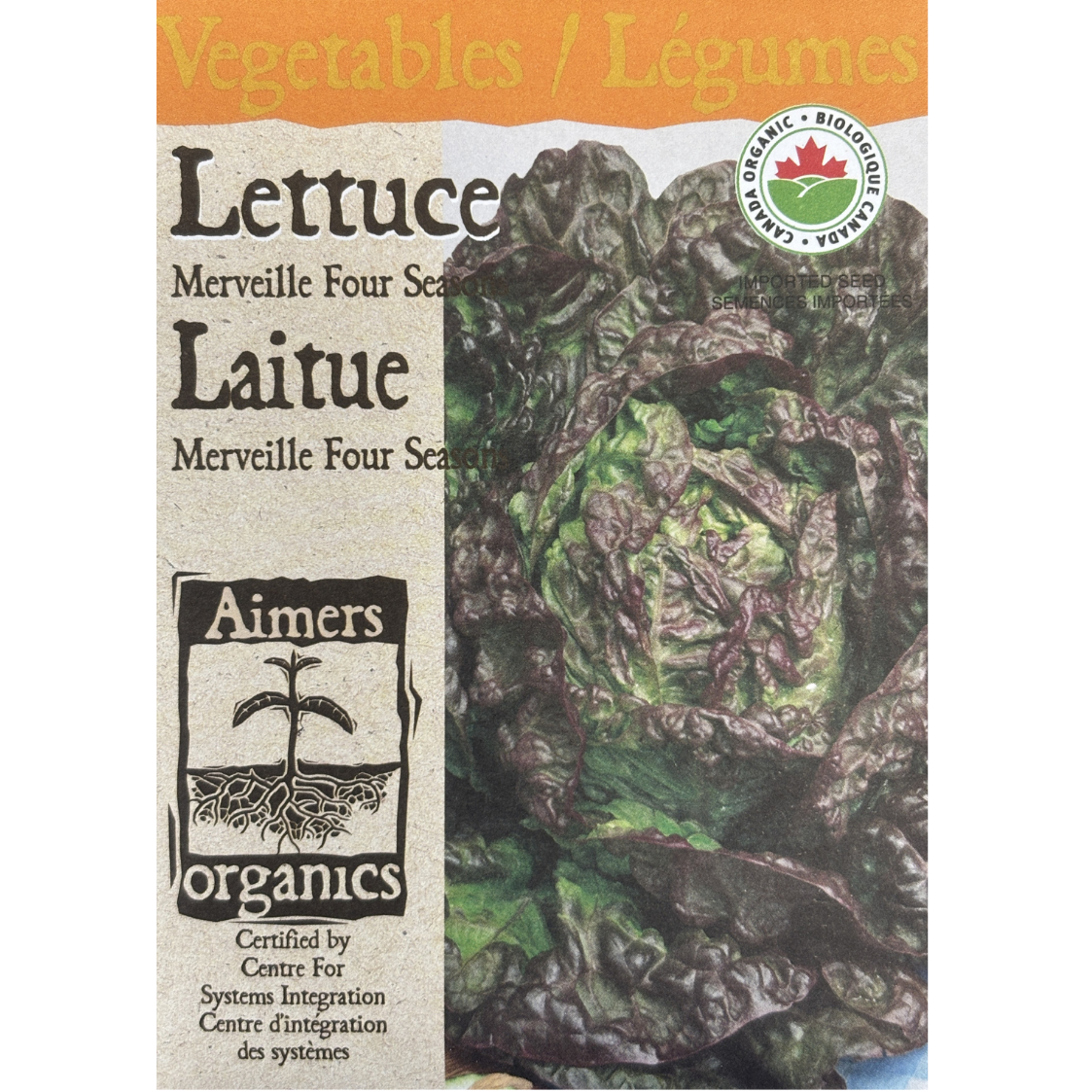 Aimers Organics Lettuce Merveille Four Seasons Pkg.