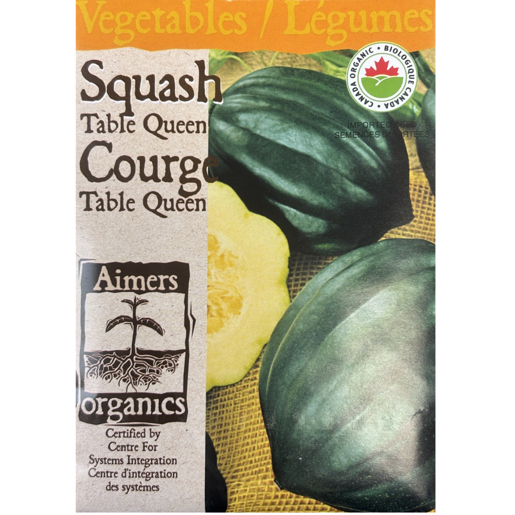 Aimers Organics Squash Table Queen Pkg.