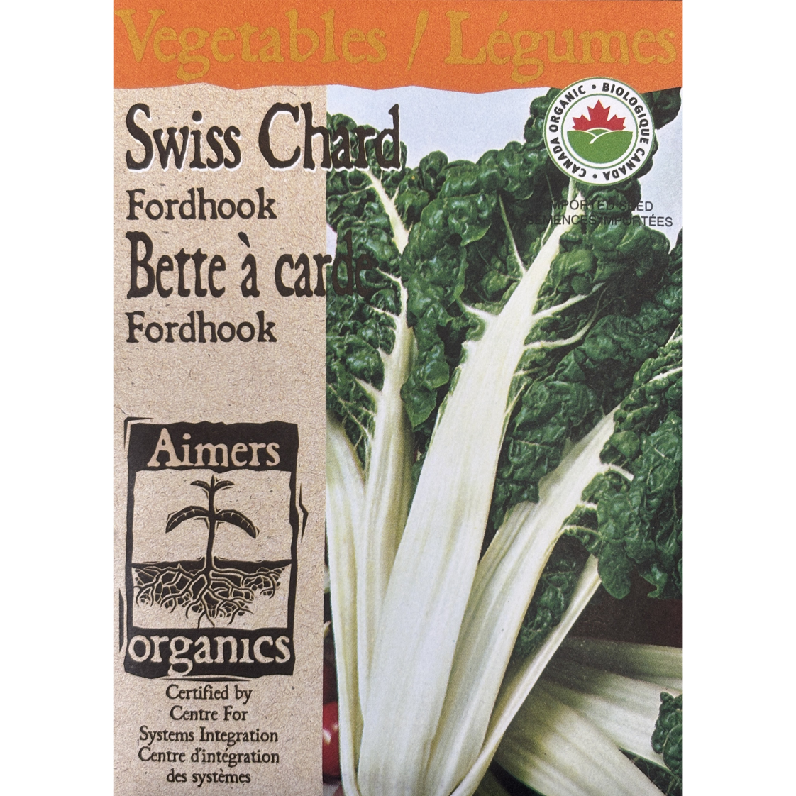 Aimers Organics Swiss Chard Fordhook Pkg.