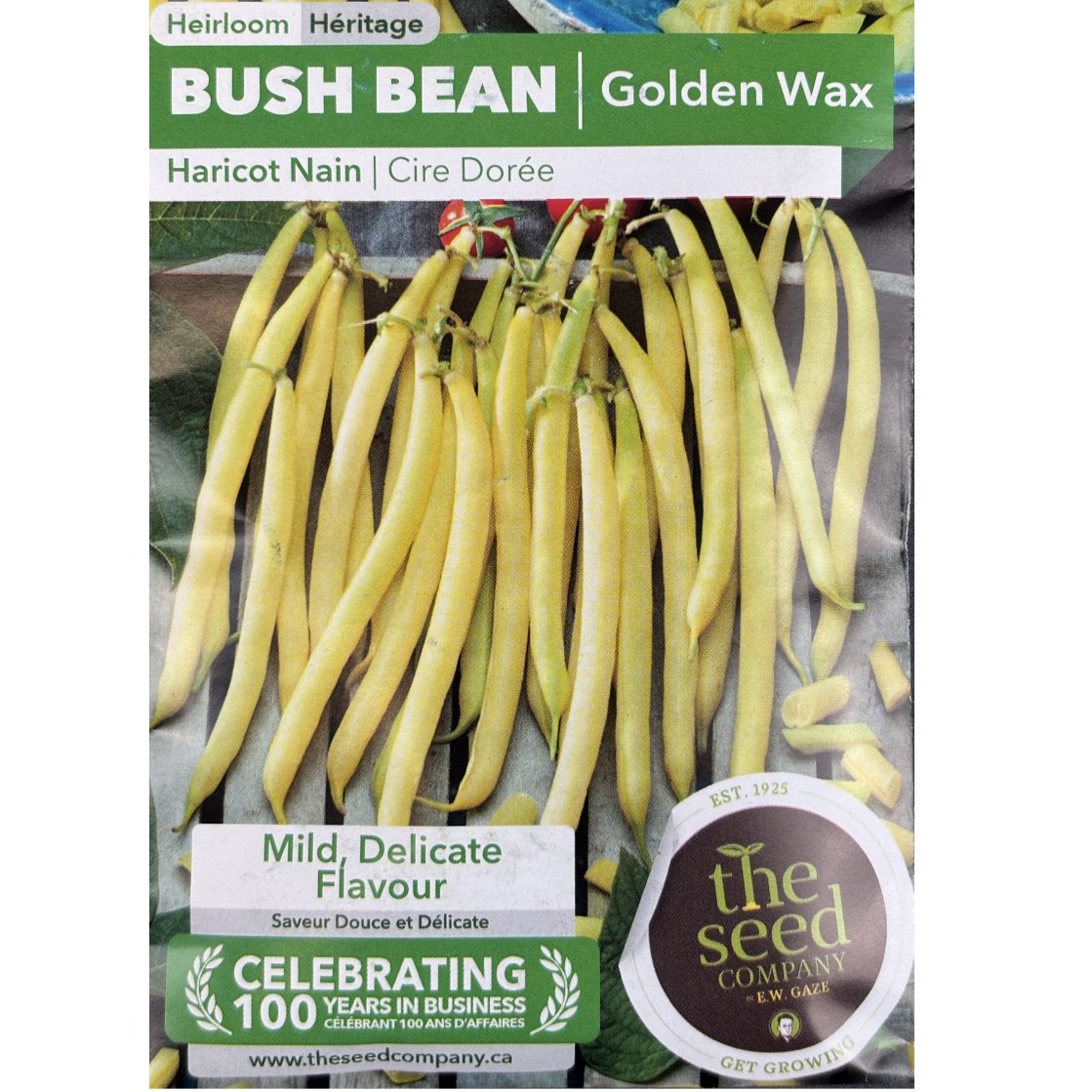 E.W. Gaze Bean Golden Wax Pkg.