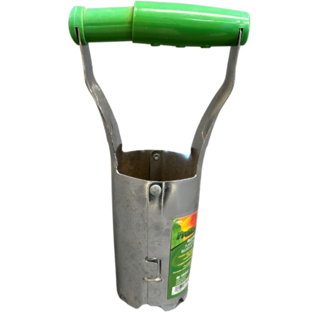 Bulb Planter Chrome/Green Handle