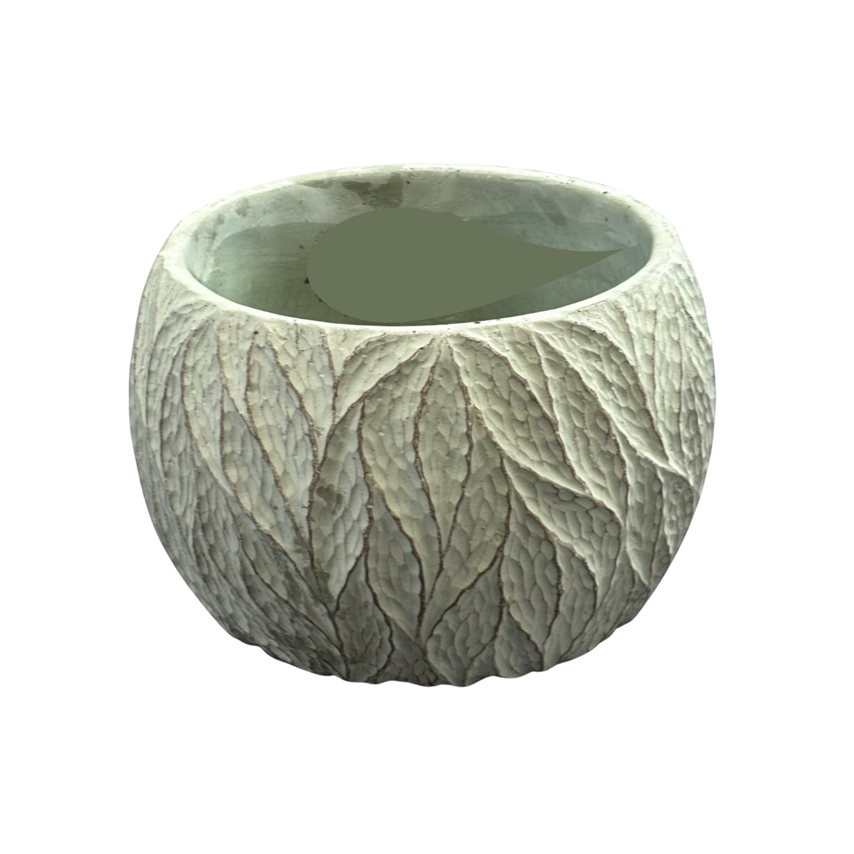 Sage Deep Leaf Planter