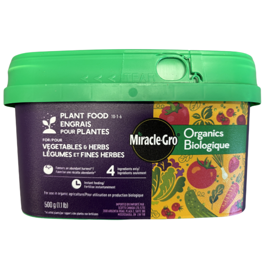 Miracle-Gro Organics Veg & Herbs 10-1-6 500g