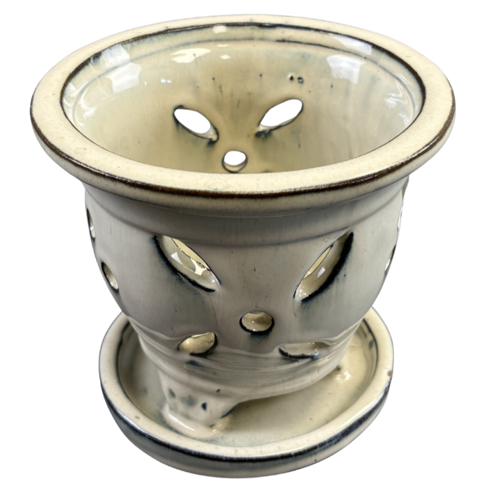 Orchid Pot w/Saucer Assorted SM