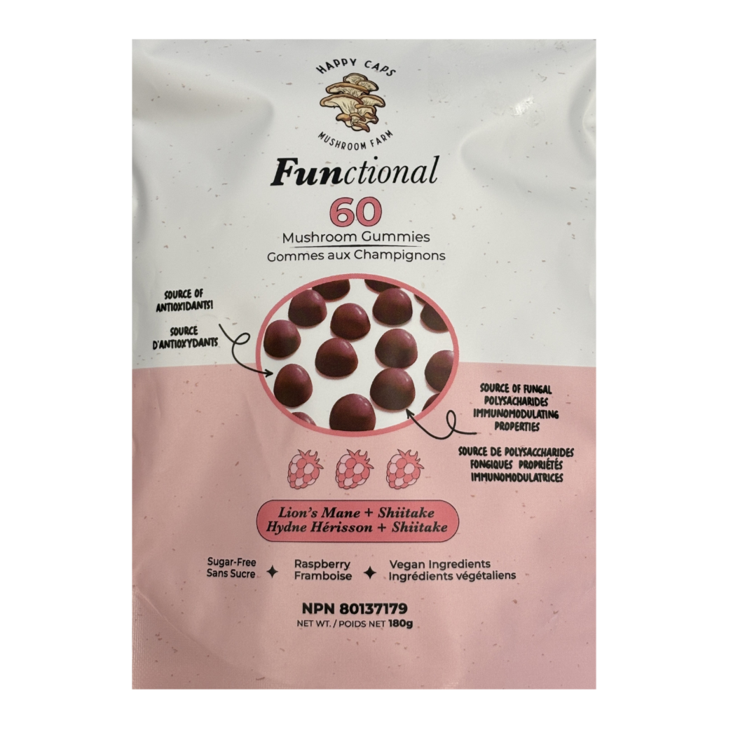 Mushroom Gummies 'Functional' Happy Caps