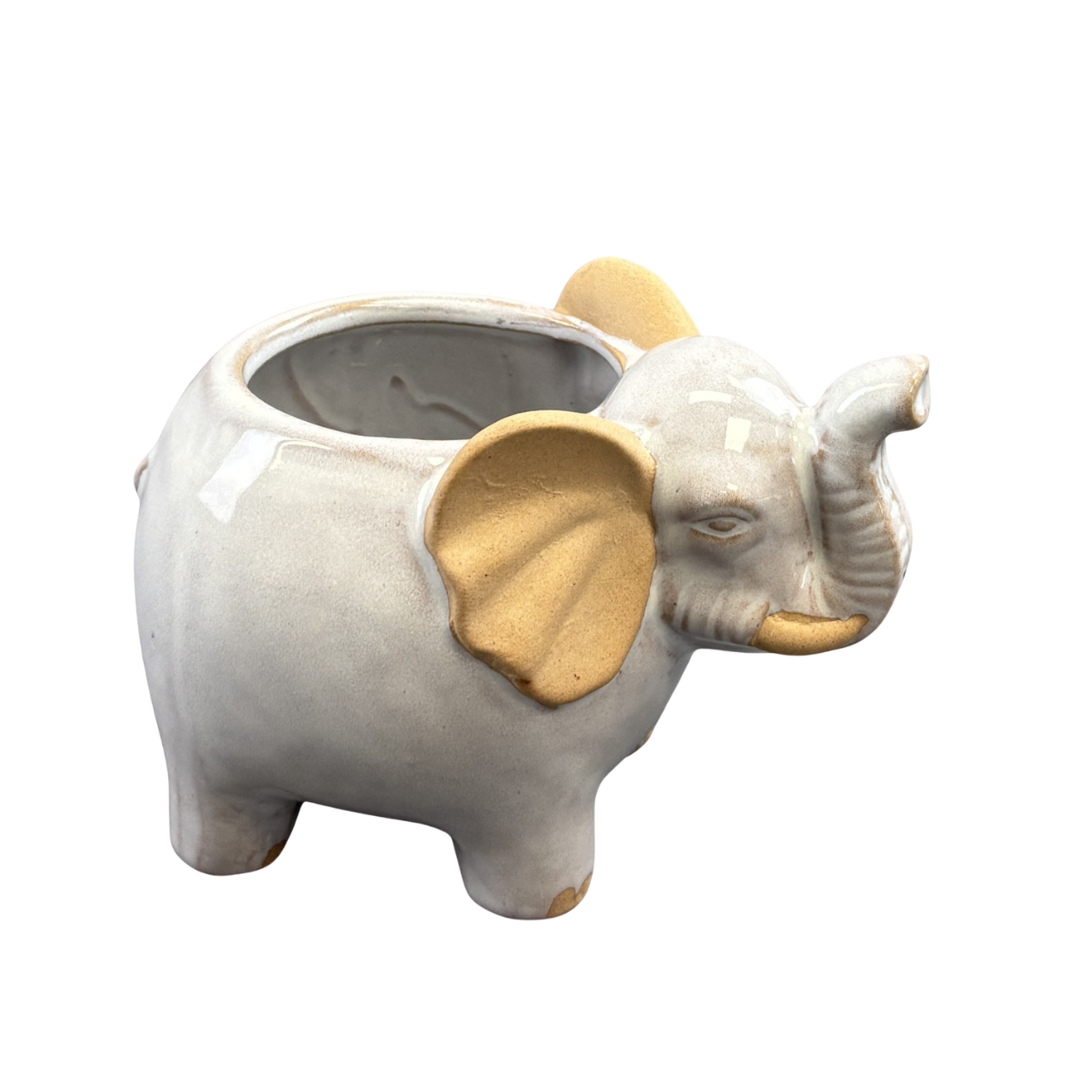 Elephant Cream Planter