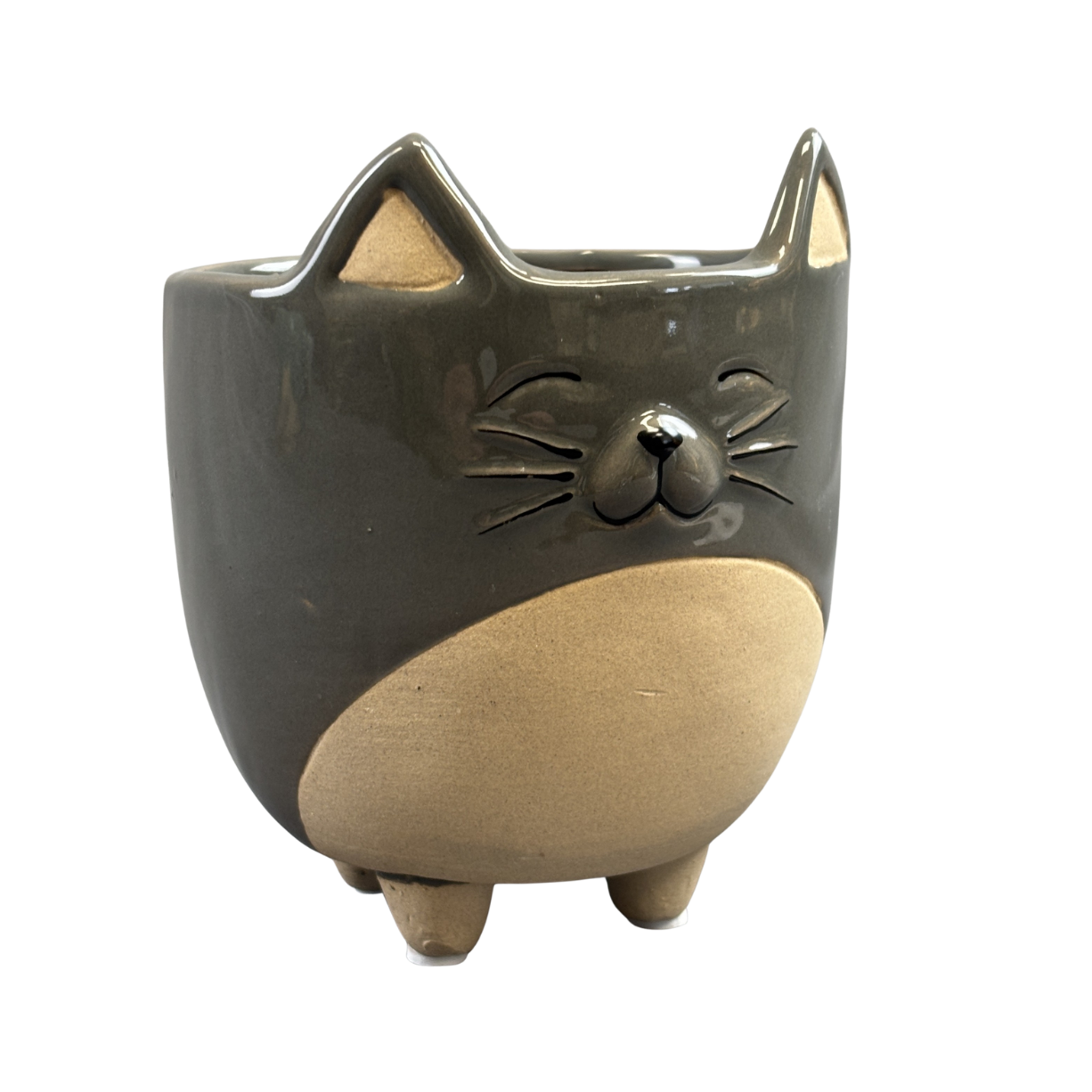 Cat on Legs Planter