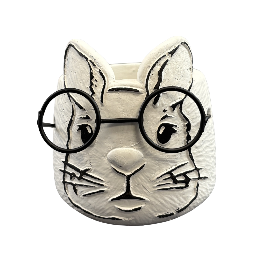 Bunny with Glasses Planter