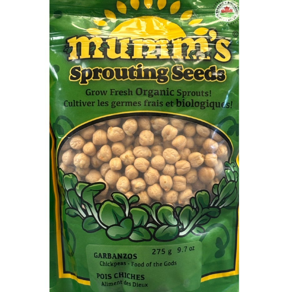 Mumm's Sprouts Garbanzo Beans