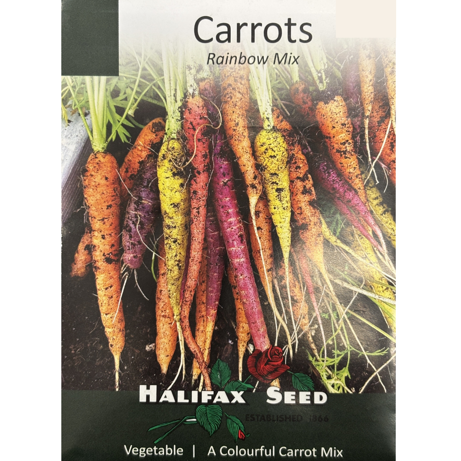 Halifax Seed Carrots Rainbow Mix Pkg.