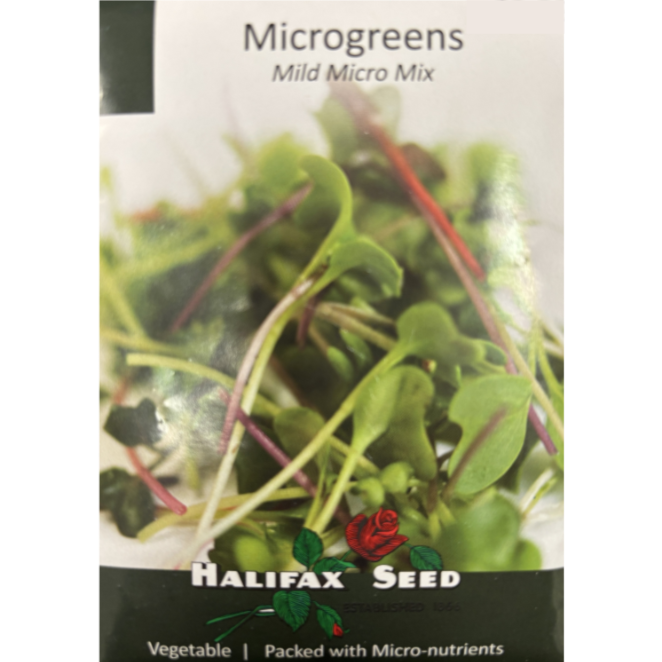 Halifax Seed Microgreens Mild Micro Mix Pkg.