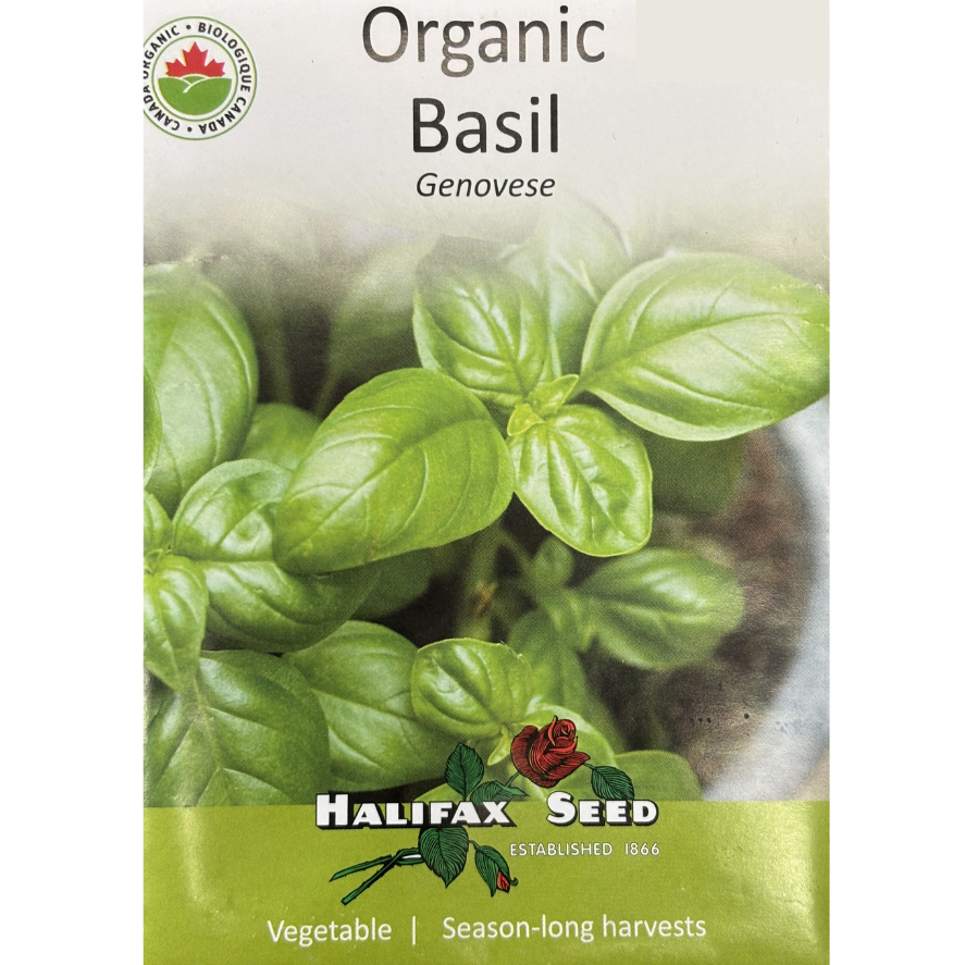 Halifax Herb Organic Basil Genovese Pkg.