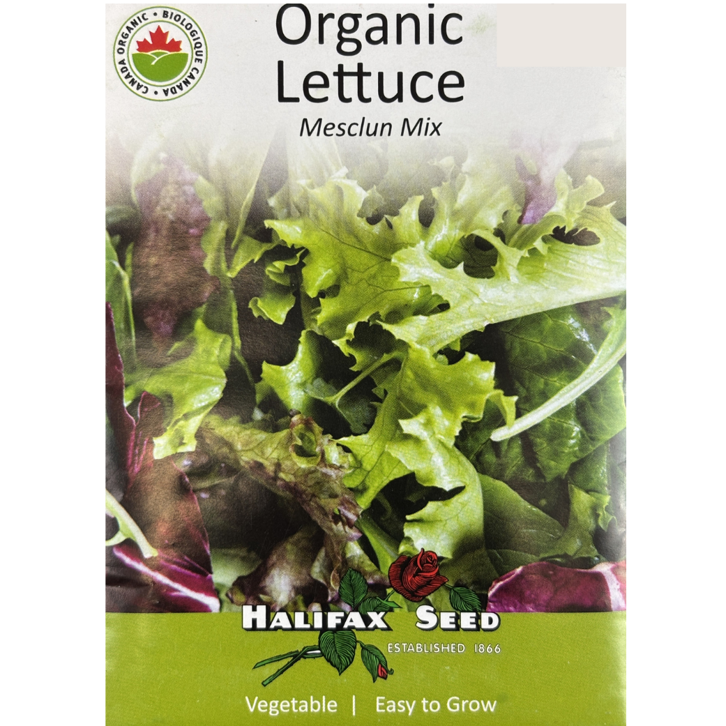 Halifax Seed Organic Lettuce Mesclun Mix Pkg.
