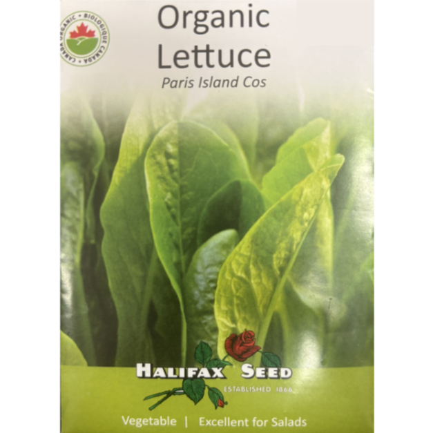 Halifax Seed Organic Lettuce Paris Island Cos Pkg.