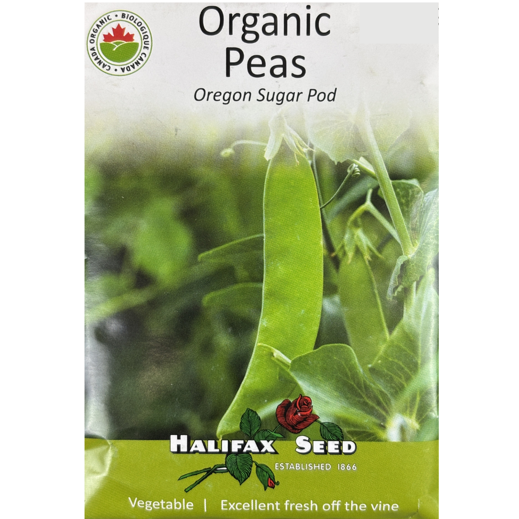 Halifax Seed Organic Pea Oregon Sugar Pod Pkg.
