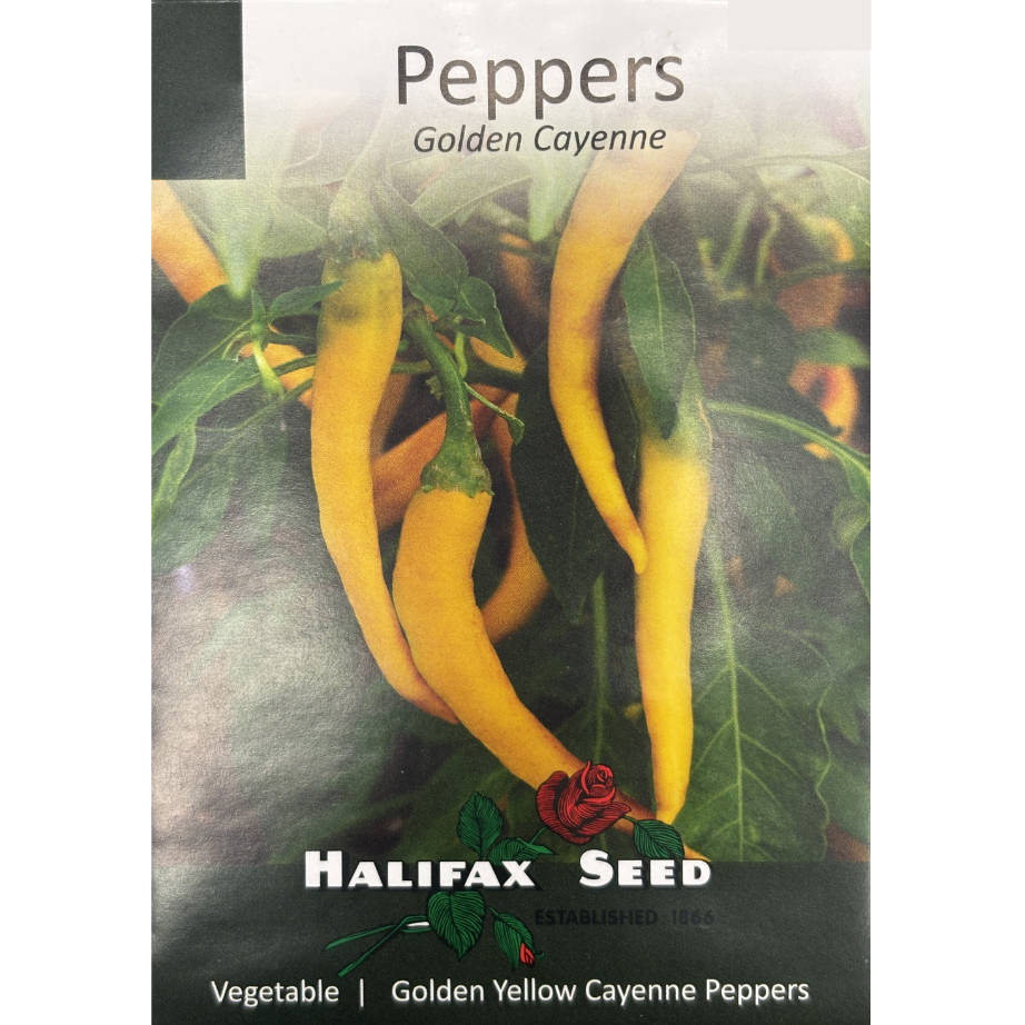 Halifax Seed Pepper Golden Cayenne