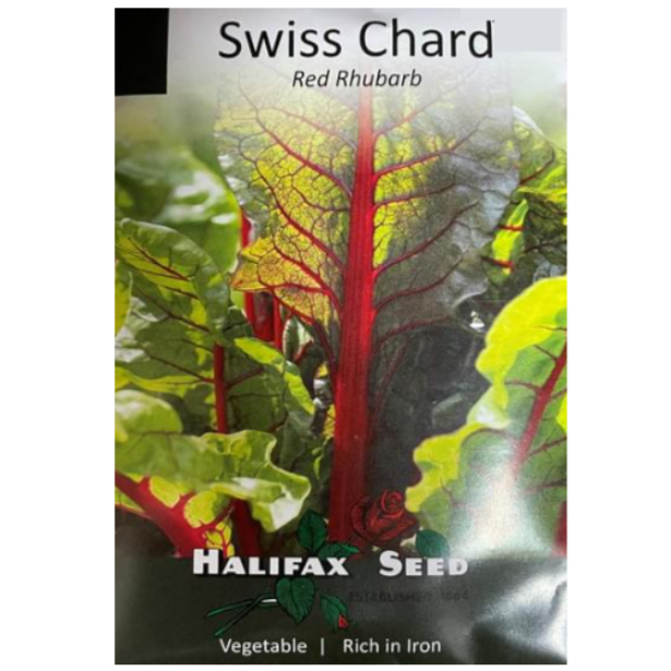 Halifax Seed Swiss Chard Red Rhubarb Pkg.