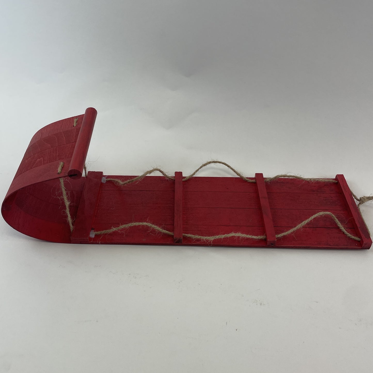 Sleigh Red Wood 18"