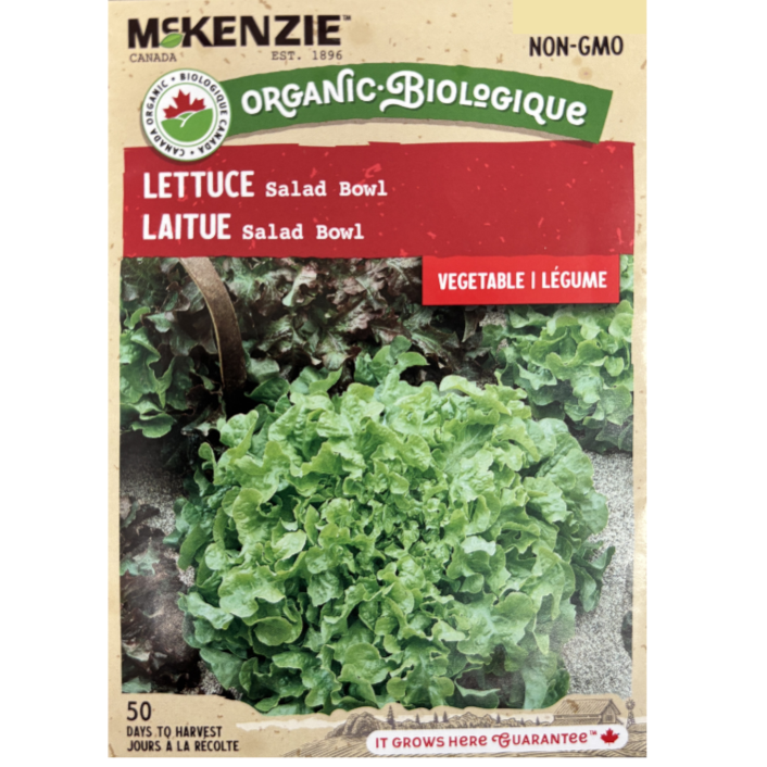 McKenzie Organic Seed Lettuce Salad Bowl Pkg.