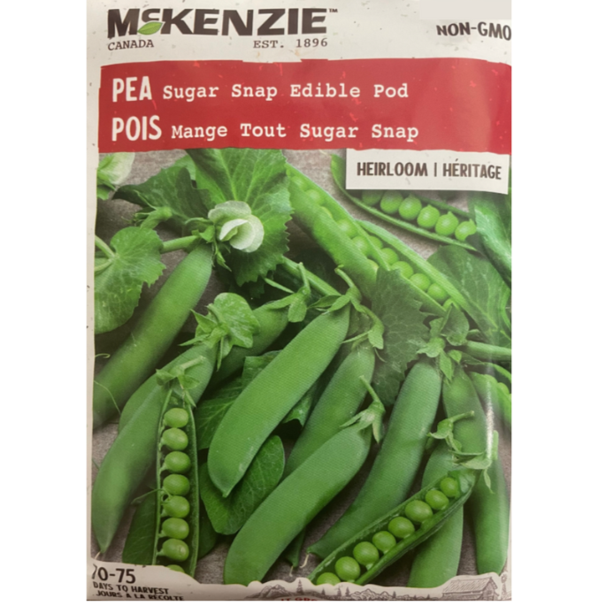 McKenzie Seed Pea Sugar Snap Edible Pod Pkg.