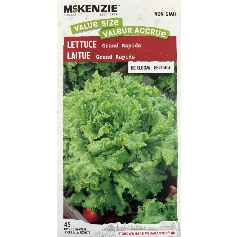 McKenzie Seed Lettuce Grand Rapids Pkg.