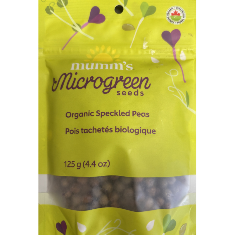 Mumm's Sprouts Speckled Peas Shoots Microgreens