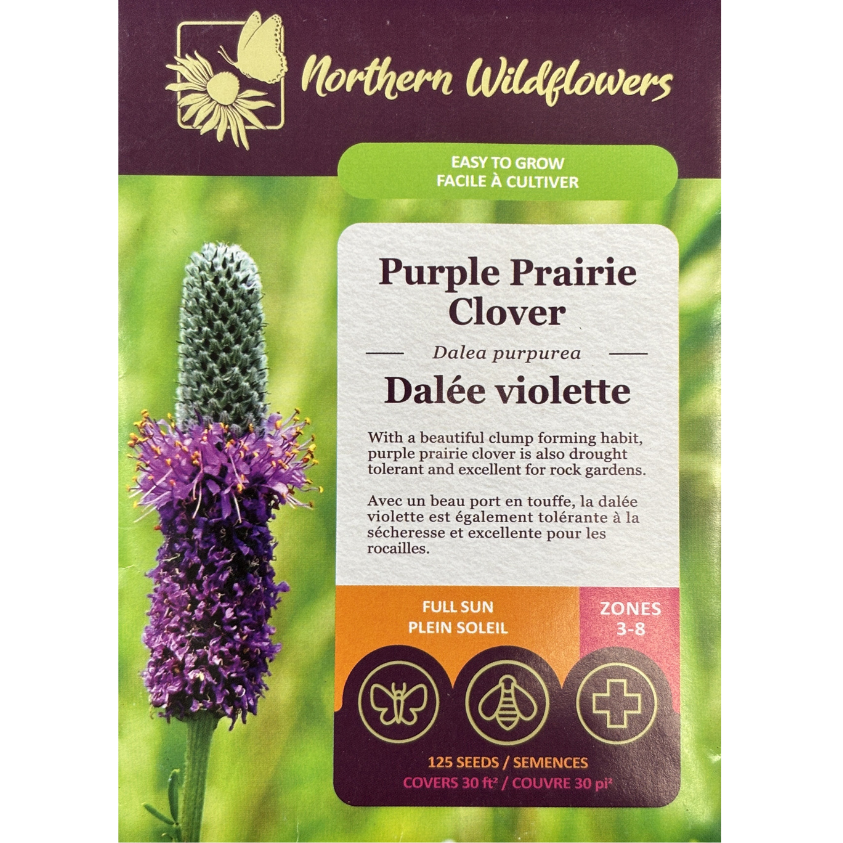 Northern Wildflowers Clover Purple Prairie Pkg.