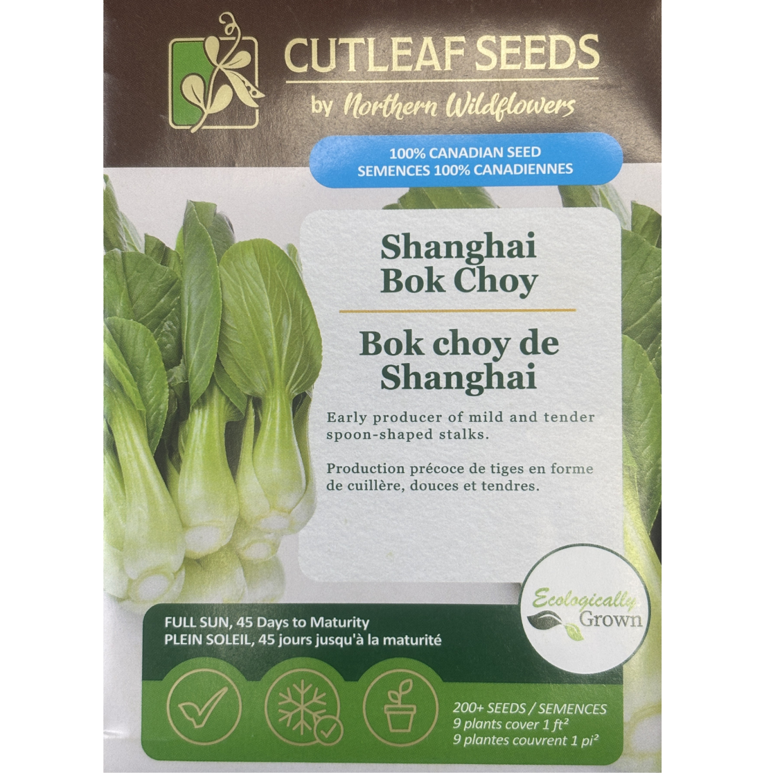 Northern Wildflowers Bok Choy Shanghai Pkg.