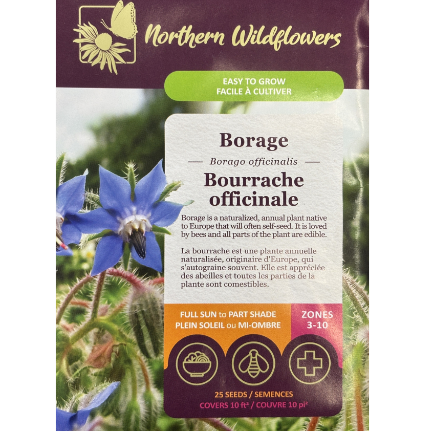 Northern Wildflowers Borage Pkg.