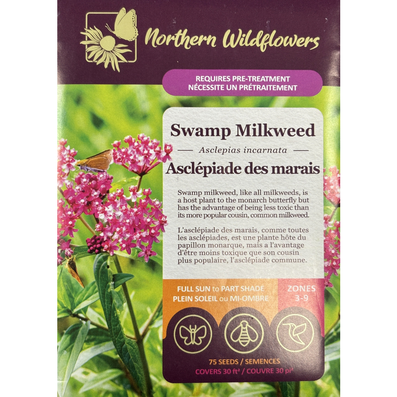Northern Wildflowers Milkweed Swamp Pkg.