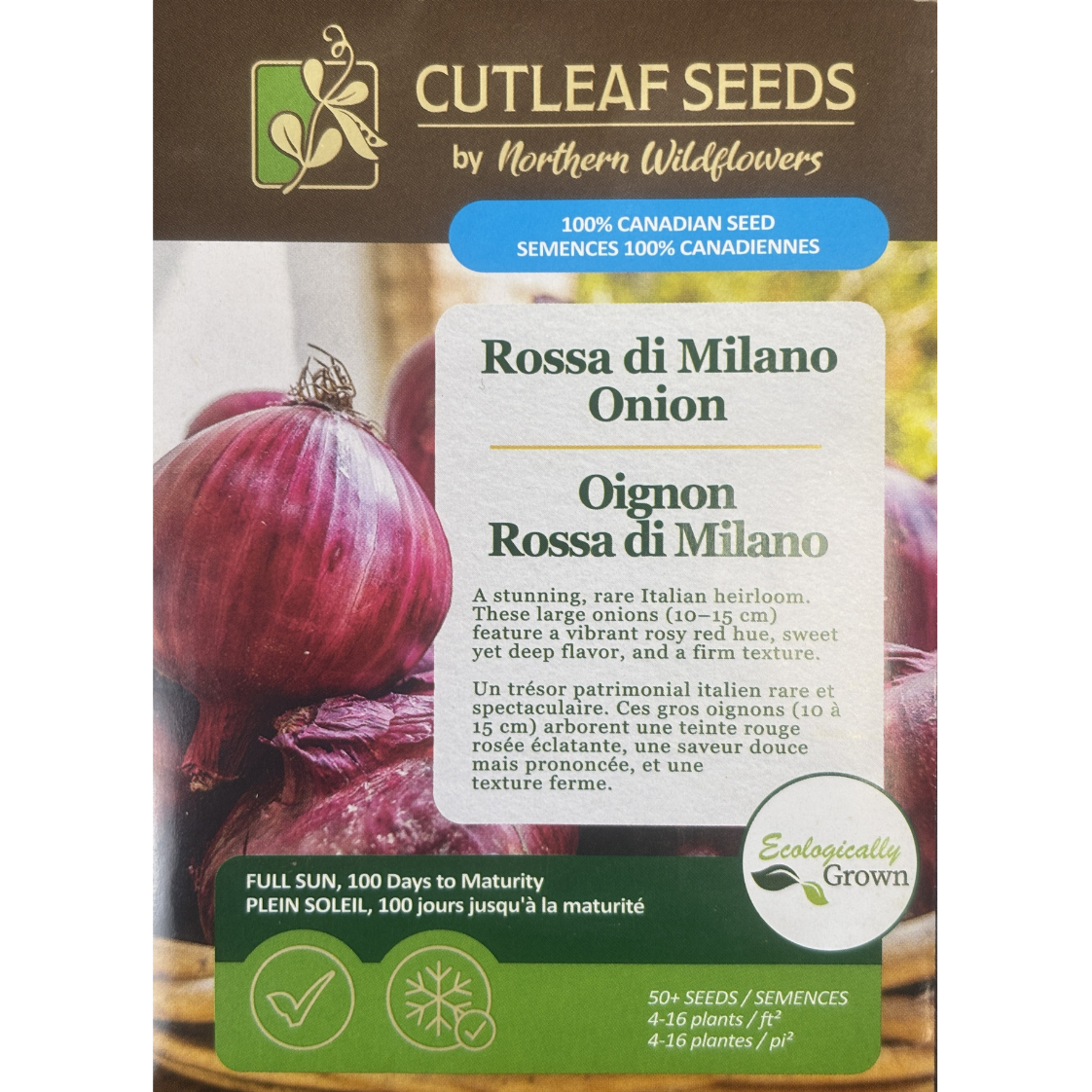 Northern Wildflowers Onion Rossa di Milano Pkg.