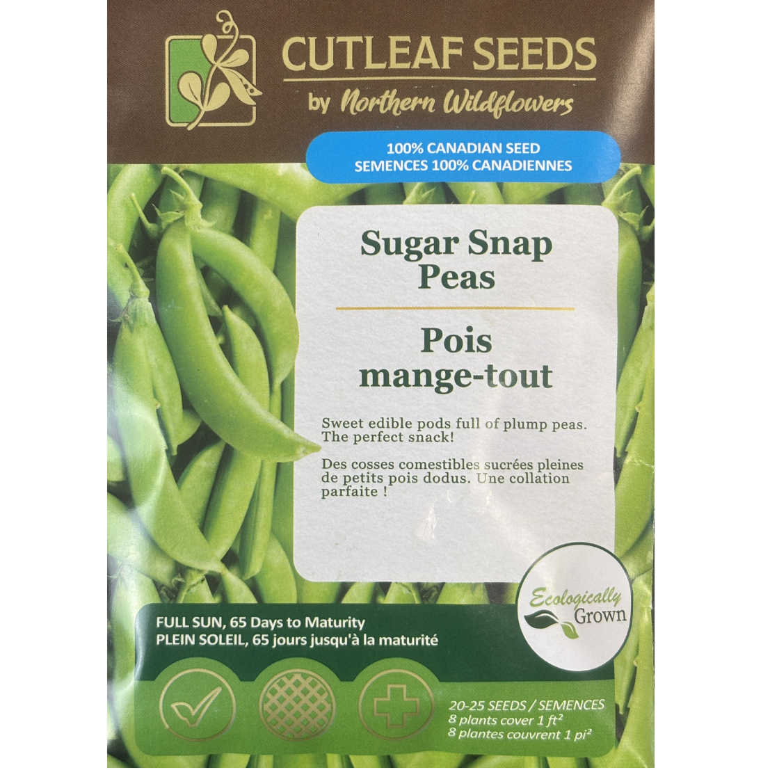 Northern Wildflowers Sugar Snap Peas Pkg.