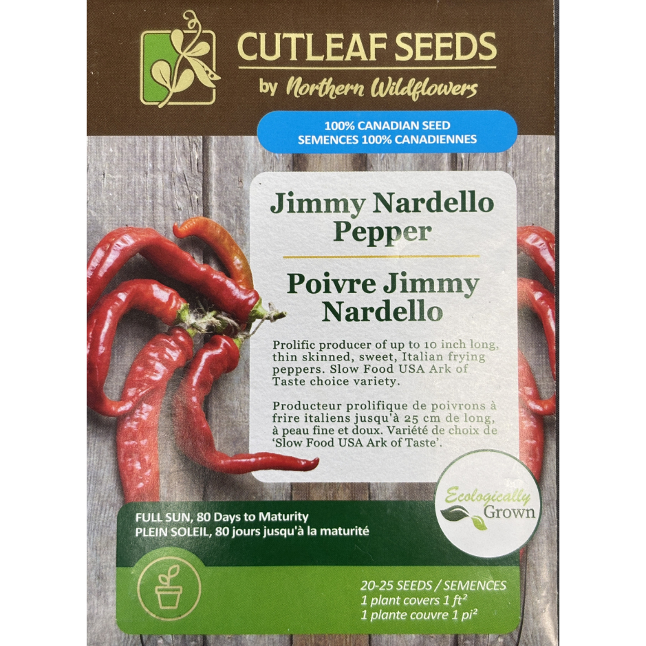 Northern Wildflowers Pepper Jimmy Nardello Pkg.