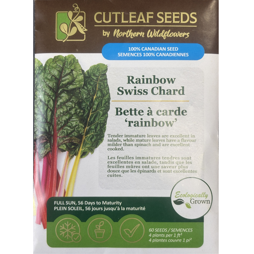 Northern Wildflowers Swiss Chard Rainbow Pkg.