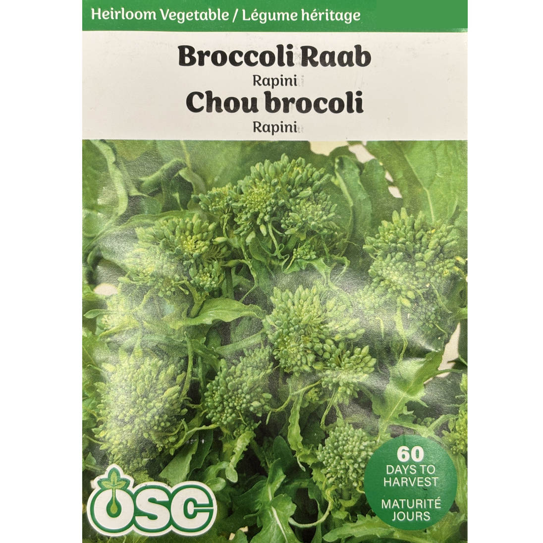 OSC Seeds Broccoli Raab Rapini Pkg.