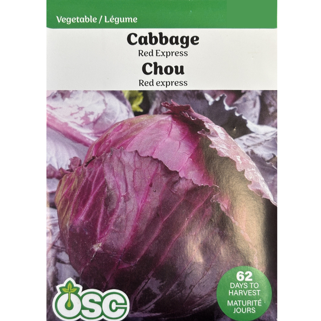 OSC Seeds Cabbage Red Express Pkg.