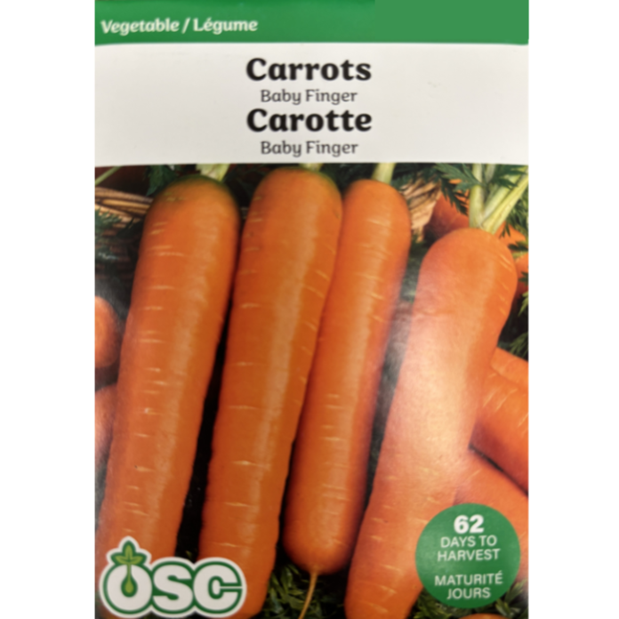 OSC Seeds Carrot Baby Finger Pkg.