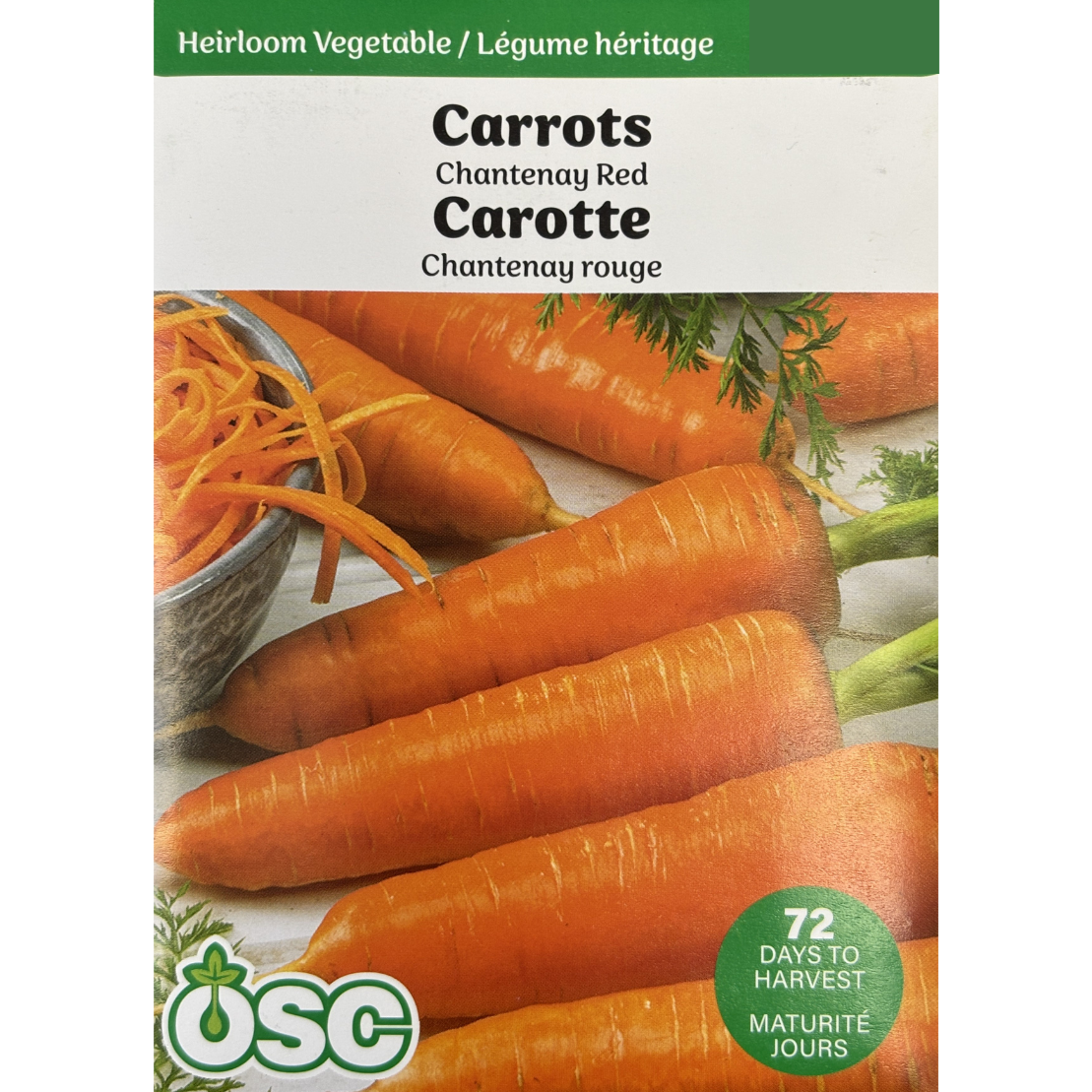 OSC Seeds Carrot Chantenay Red Pkg.
