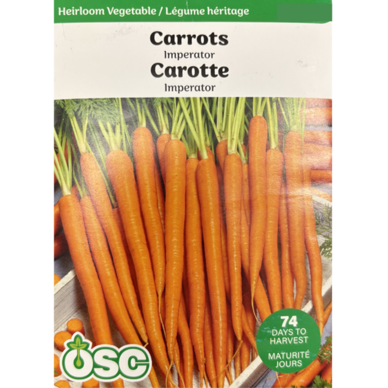 OSC Seeds Carrot Imperator Pkg.