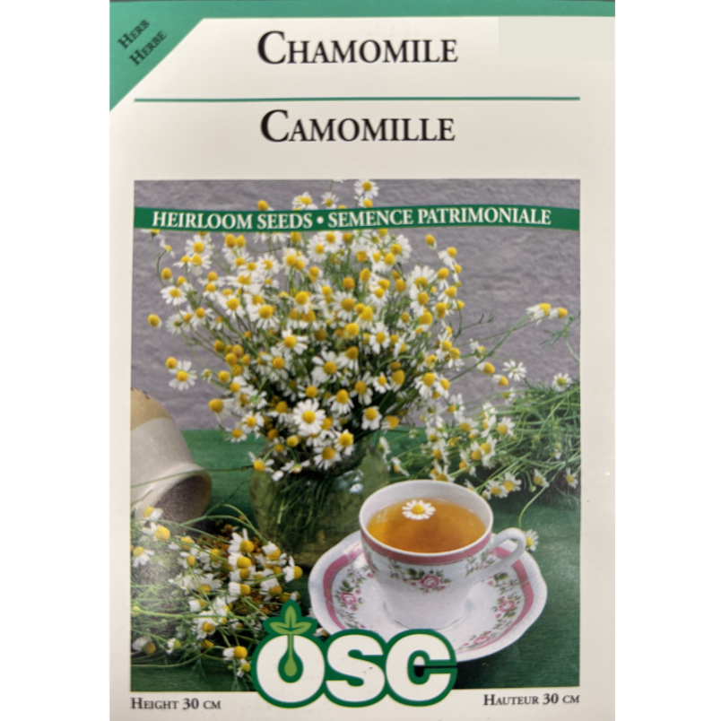 OSC Herb Seeds Chamomile Pkg.