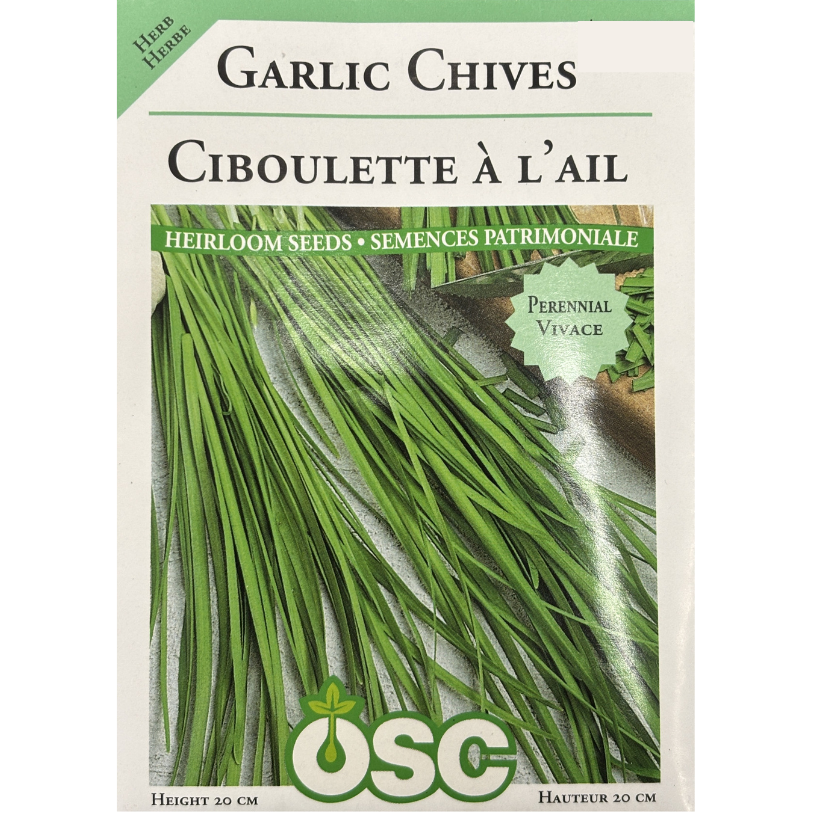 OSC Herb Seeds Chives Garlic Pkg.