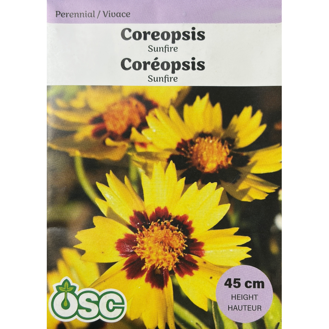 OSC Seeds Coreopsis Sunfire Pkg.