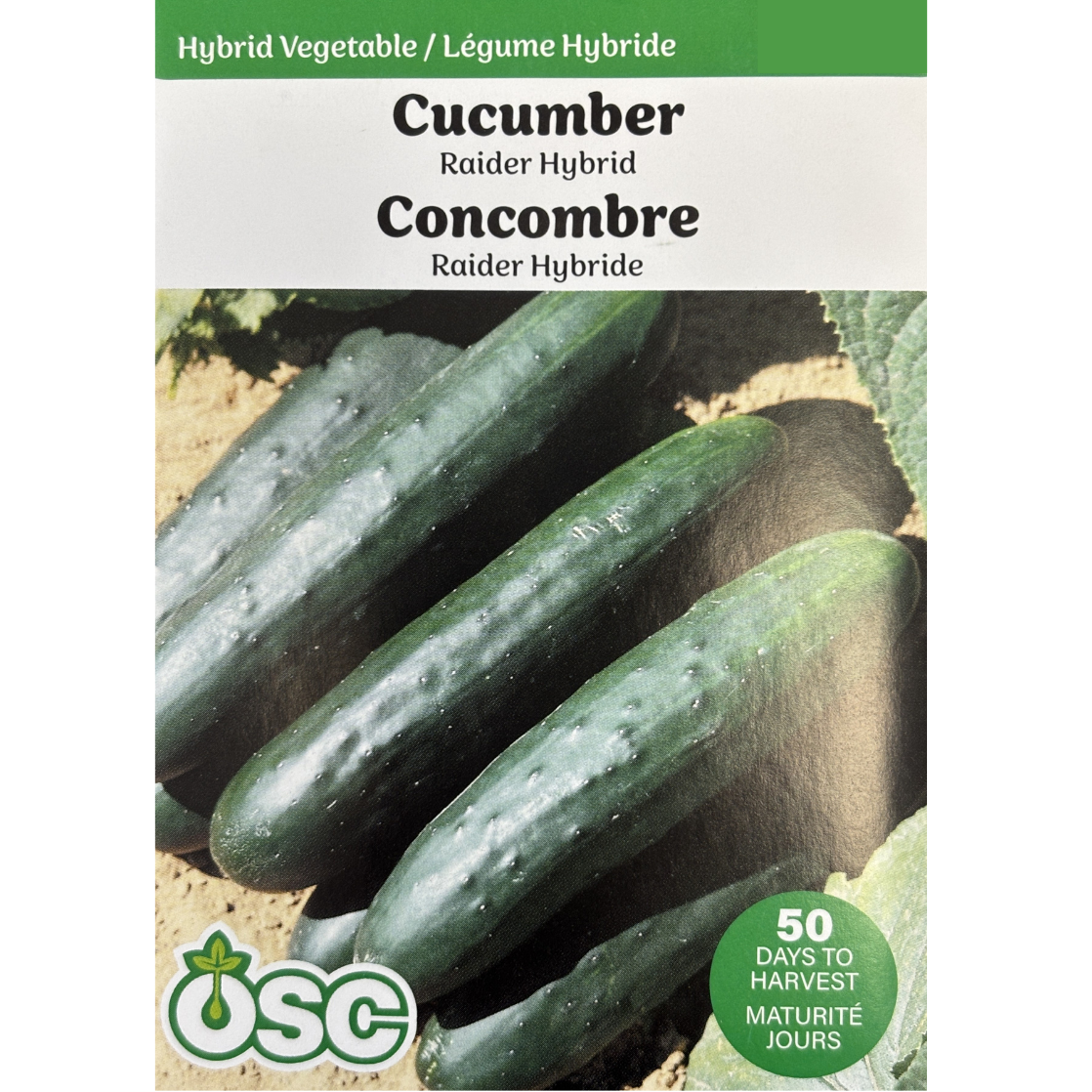 OSC Seeds Cucumber Raider Hybrid Pkg.