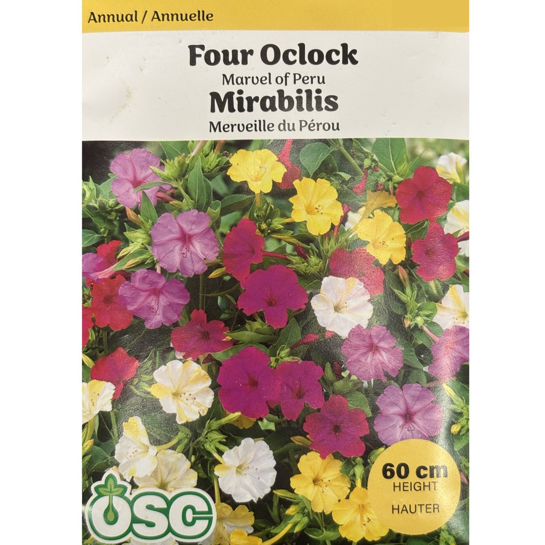 OSC Seeds Four O'Clock Marvel Of Peru Pkg.