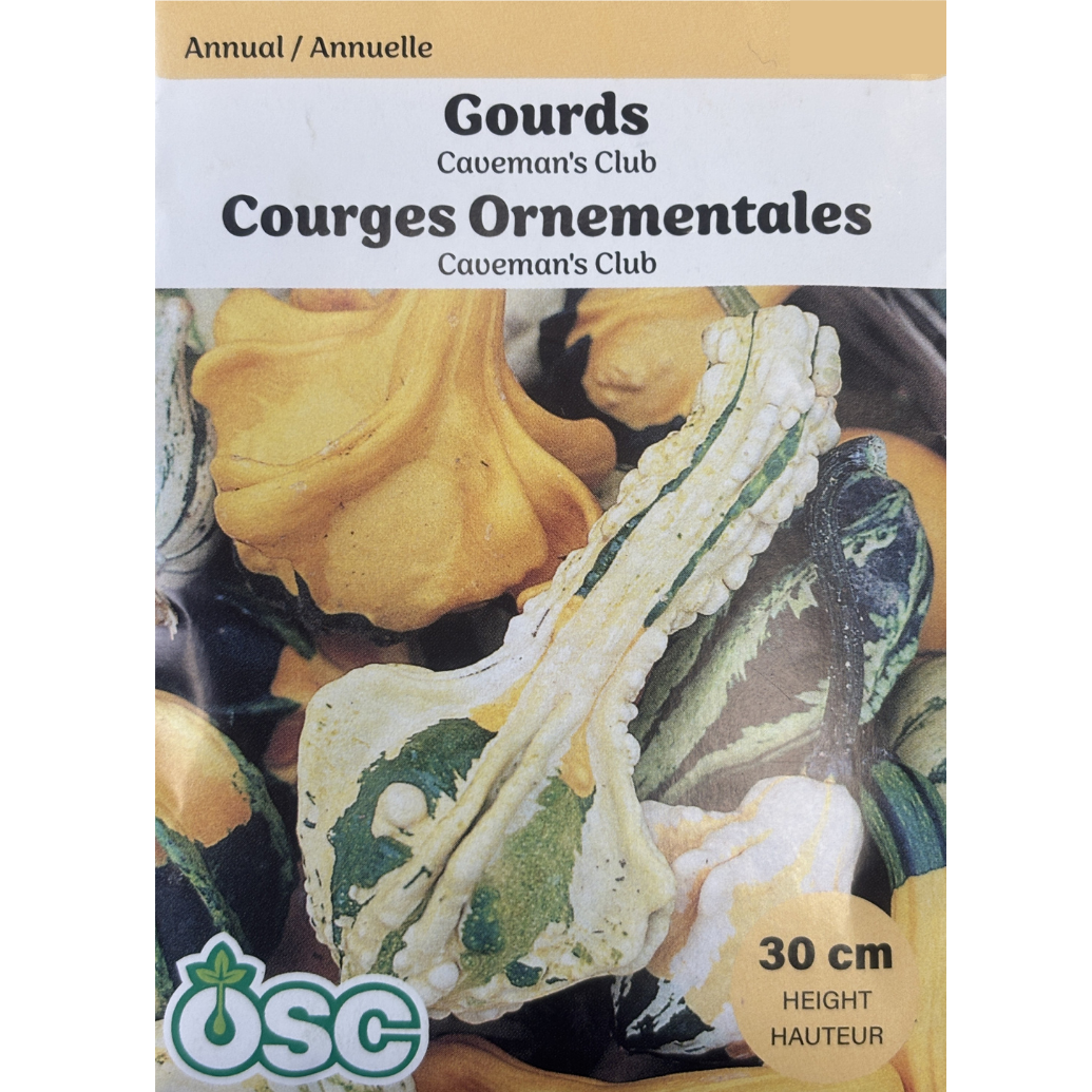 OSC Seeds Gourds Caveman's Club Pkg.