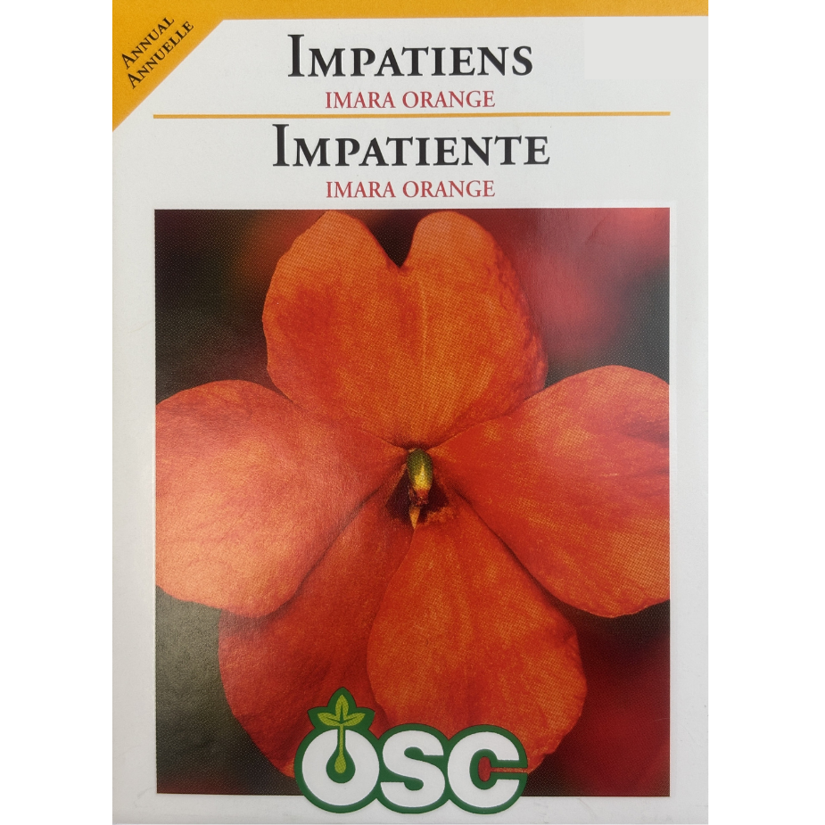 OSC Seeds Impatiens Orange Imara Pkg.